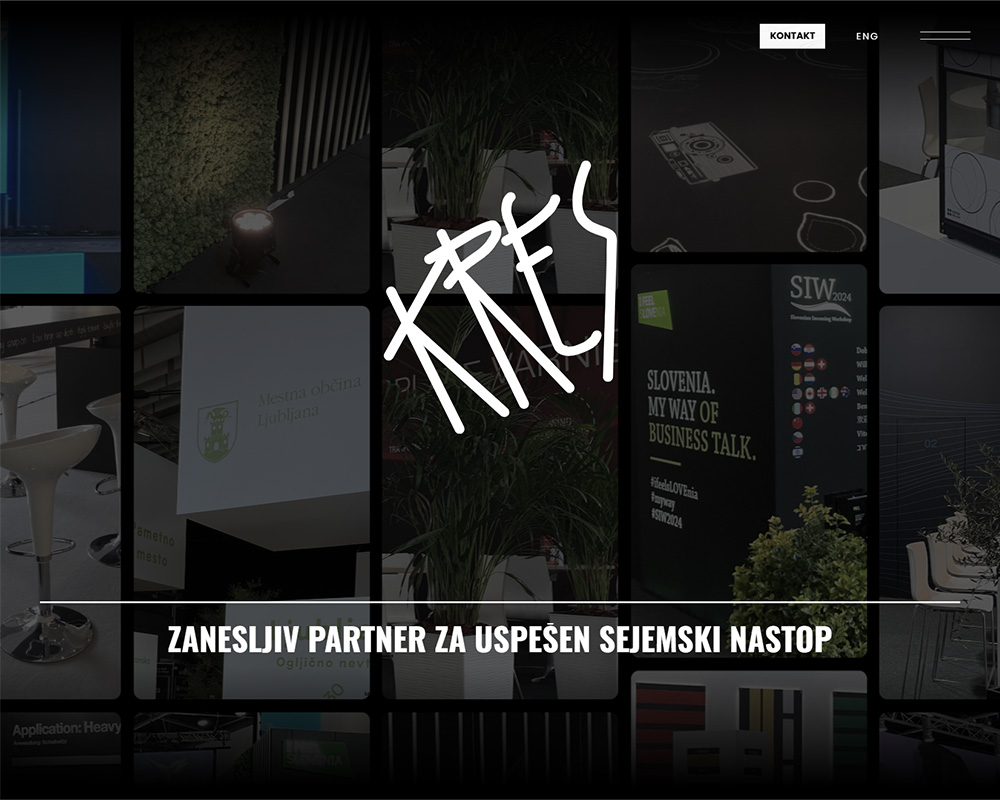 Izdelava spletne strani K.R.E.S. sejemski inženiring