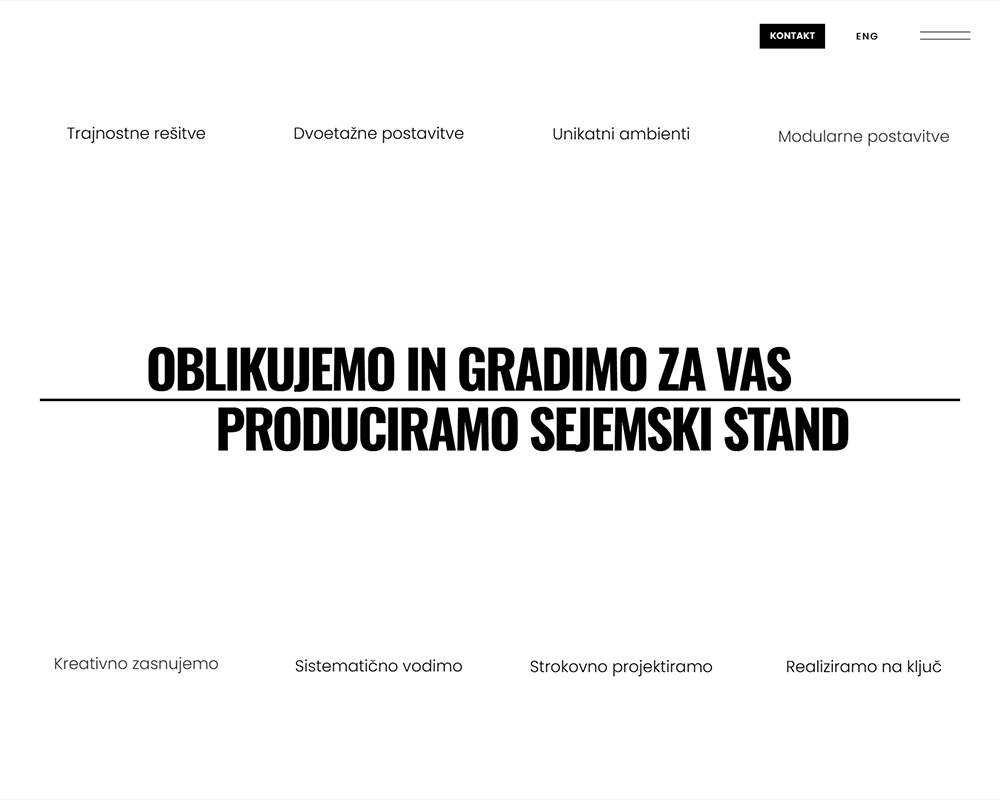 Izdelava spletne strani K.R.E.S. sejemski inženiring