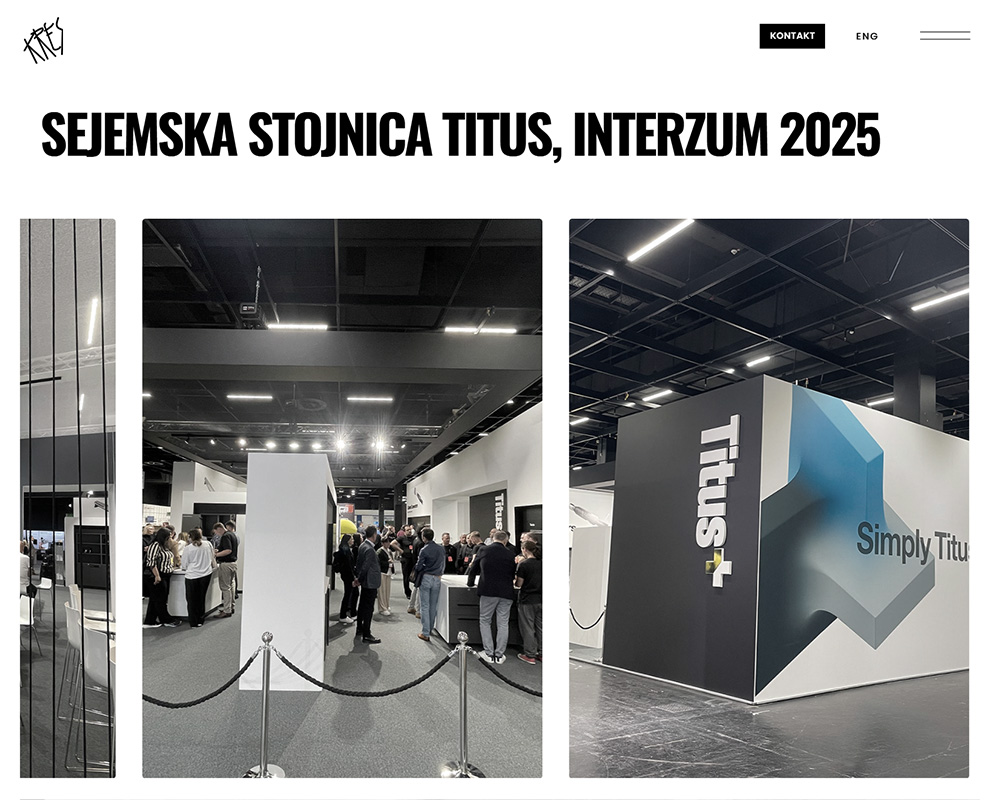 Izdelava spletne strani K.R.E.S. sejemski inženiring